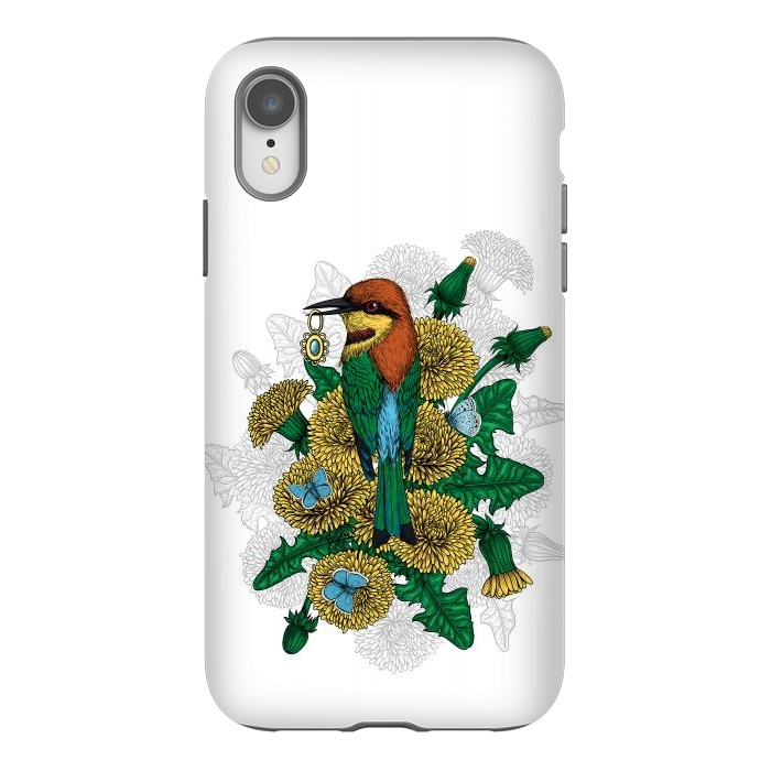 iPhone Xr StrongFit The bee eater with the golden pendant by Katerina Kirilova