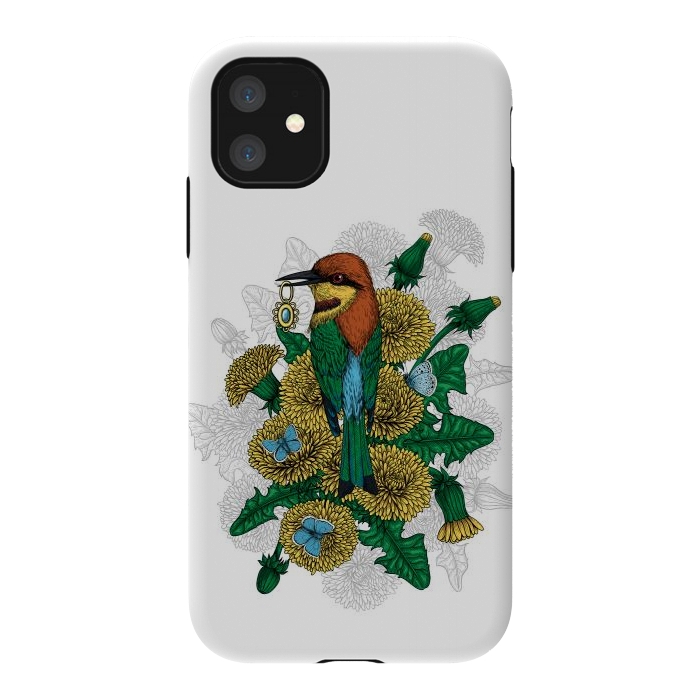 iPhone 11 StrongFit The bee eater with the golden pendant by Katerina Kirilova