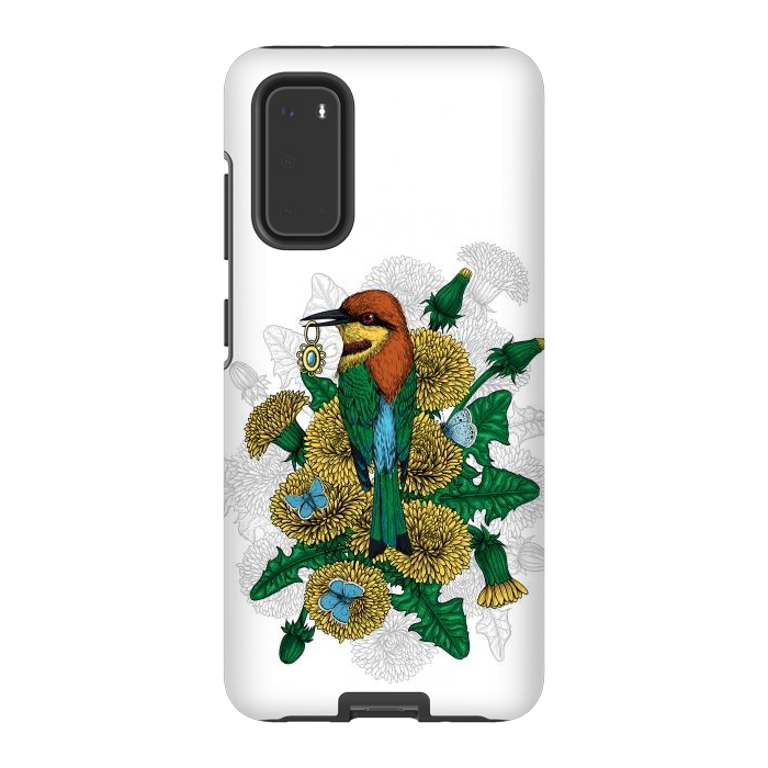 Galaxy S20 StrongFit The bee eater with the golden pendant by Katerina Kirilova