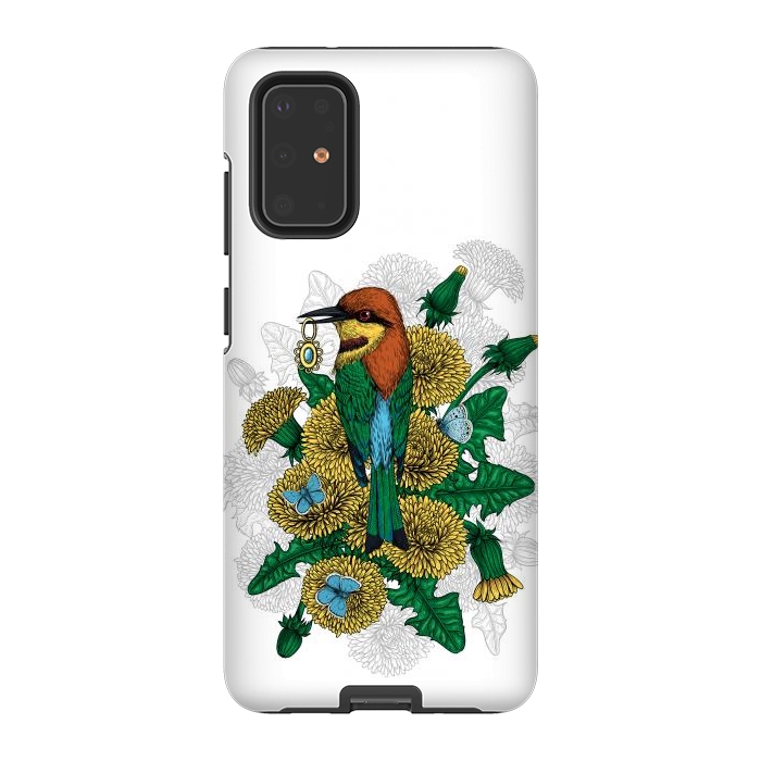 Galaxy S20 Plus StrongFit The bee eater with the golden pendant by Katerina Kirilova