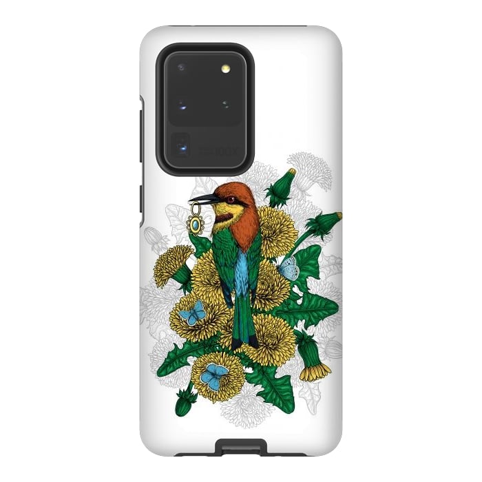 Galaxy S20 Ultra StrongFit The bee eater with the golden pendant by Katerina Kirilova