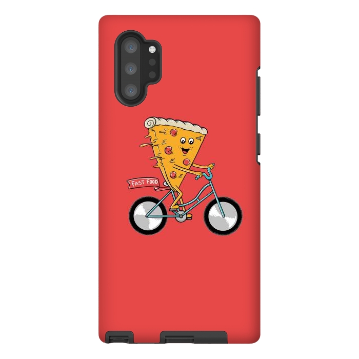 Galaxy Note 10 plus StrongFit Pizza Fast Food Red por Coffee Man