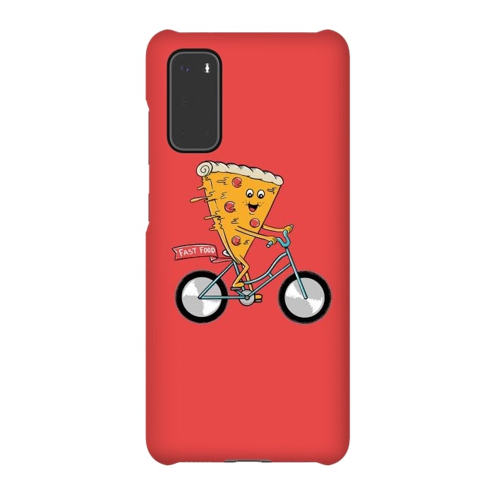 Galaxy S20 SlimFit Pizza Fast Food Red por Coffee Man
