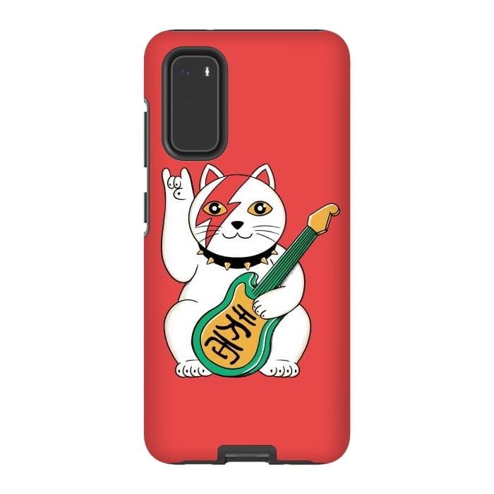 Galaxy S20 StrongFit Cat Lucky by Coffee Man