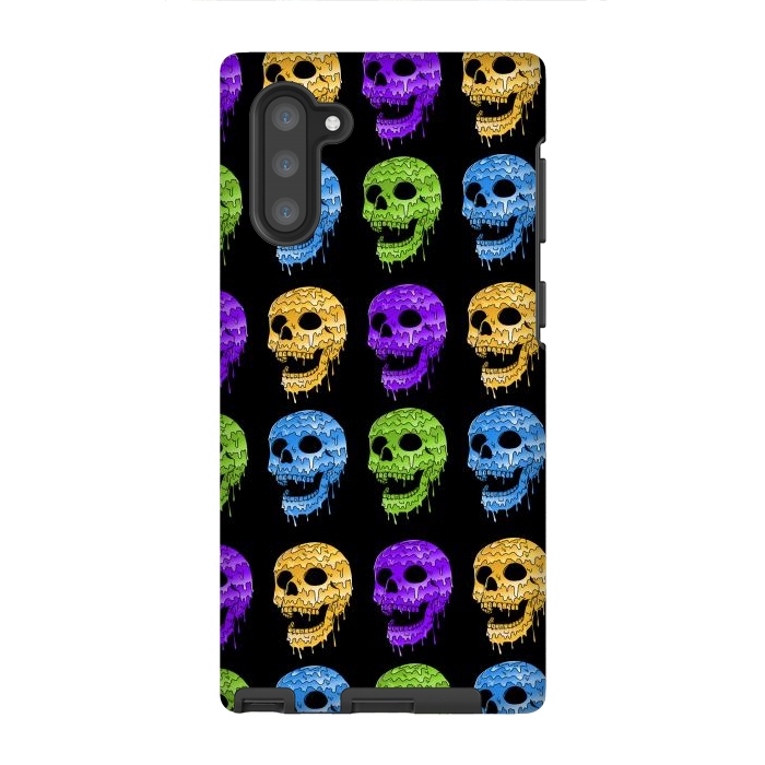 Galaxy Note 10 StrongFit Skulls Colors by Coffee Man