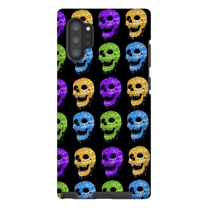Galaxy Note 10 plus StrongFit Skulls Colors by Coffee Man