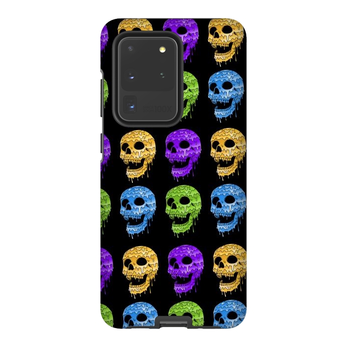 Galaxy S20 Ultra StrongFit Skulls Colors by Coffee Man
