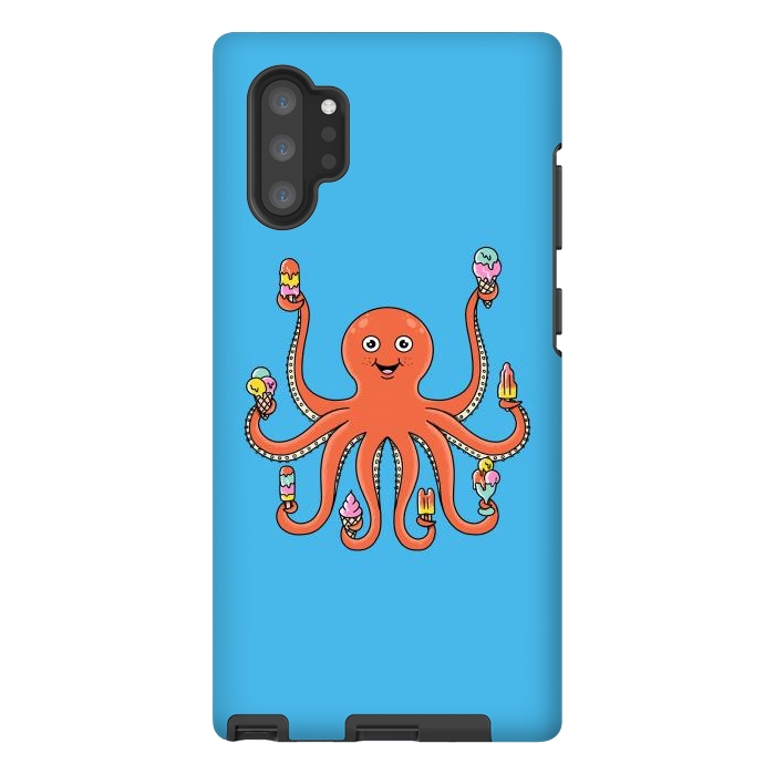 Galaxy Note 10 plus StrongFit Octopus Ice Creams by Coffee Man