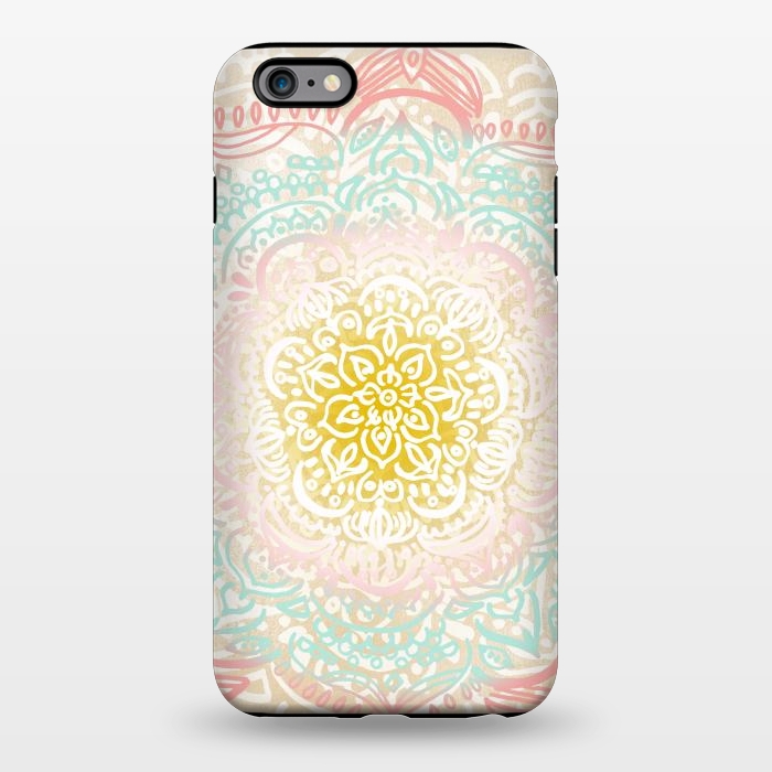 iPhone 6/6s plus StrongFit Desert Sunrise Mandala by Tangerine-Tane