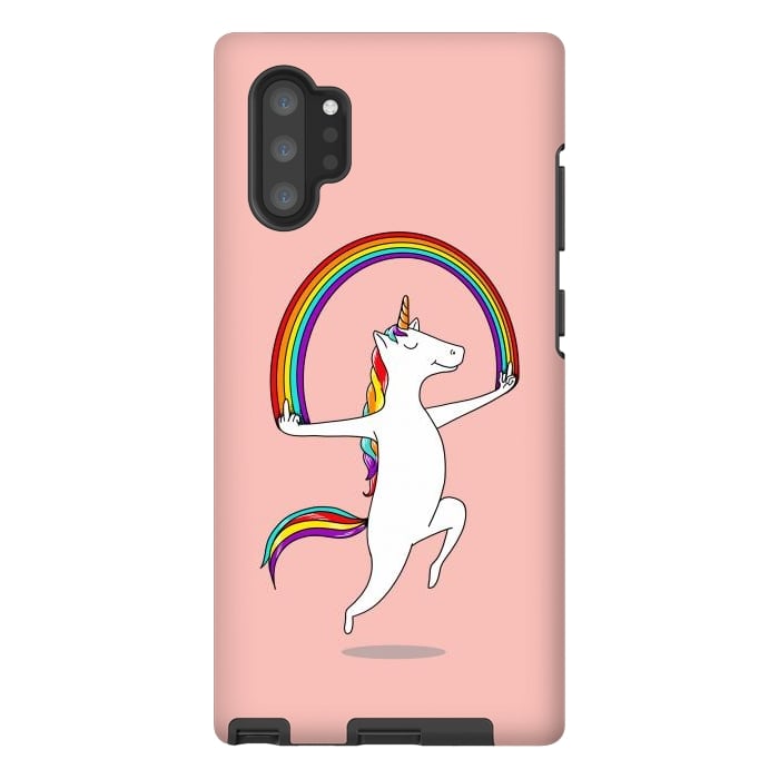 Galaxy Note 10 plus StrongFit Unicorn Magic pink by Coffee Man