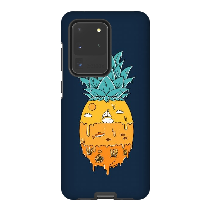 Galaxy S20 Ultra StrongFit Pineapple Landscape by Coffee Man