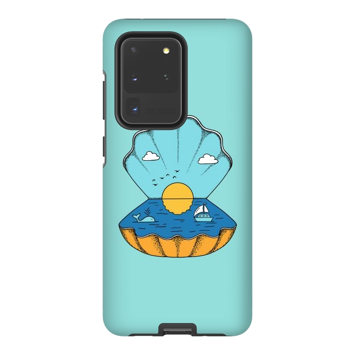 Galaxy S20 Ultra StrongFit Shell Nature by Coffee Man