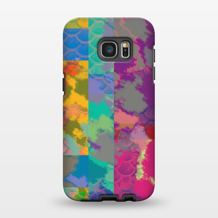 Galaxy S7 EDGE StrongFit Abstract squares by Josie