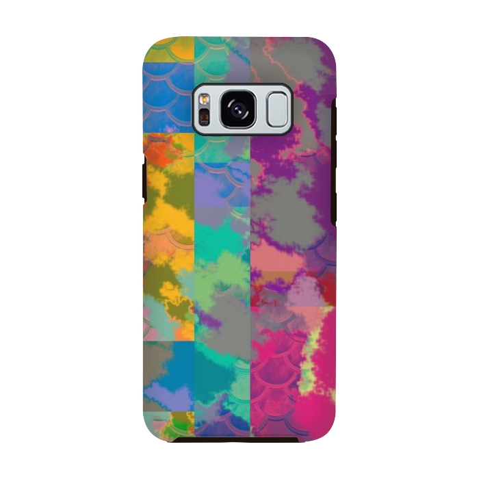 Galaxy S8 StrongFit Abstract squares by Josie