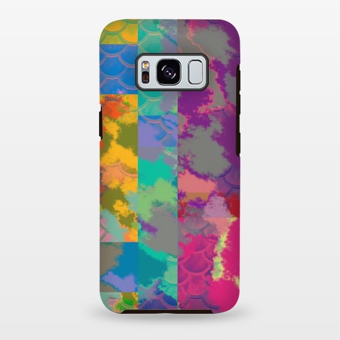 Galaxy S8 plus StrongFit Abstract squares by Josie