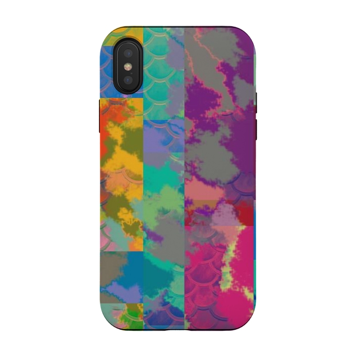 iPhone Xs / X StrongFit Abstract squares by Josie