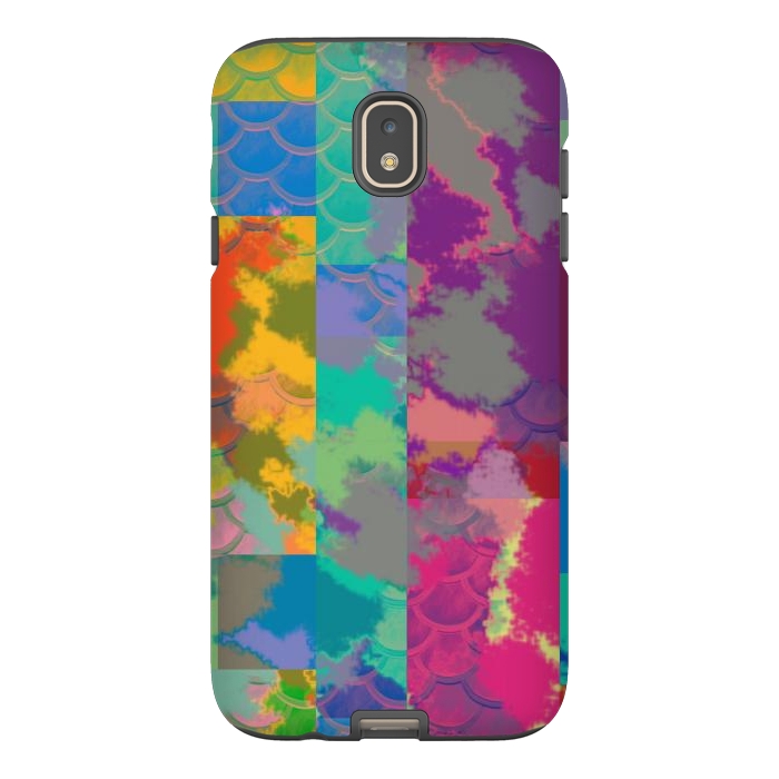 Galaxy J7 StrongFit Abstract squares by Josie