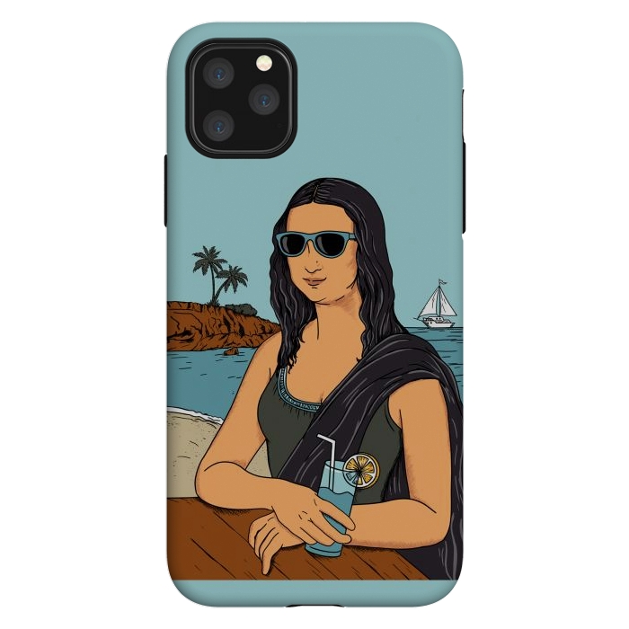 iPhone 11 Pro Max StrongFit Mona Lisa Beach by Coffee Man