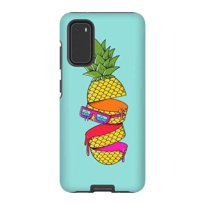 Galaxy S20 StrongFit Pineapple Colors by Coffee Man