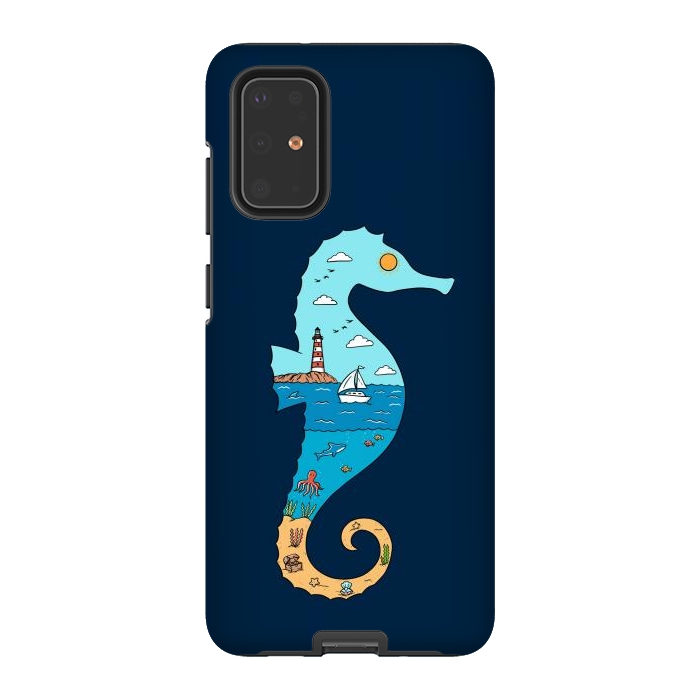 Galaxy S20 Plus StrongFit SeahorseNature by Coffee Man