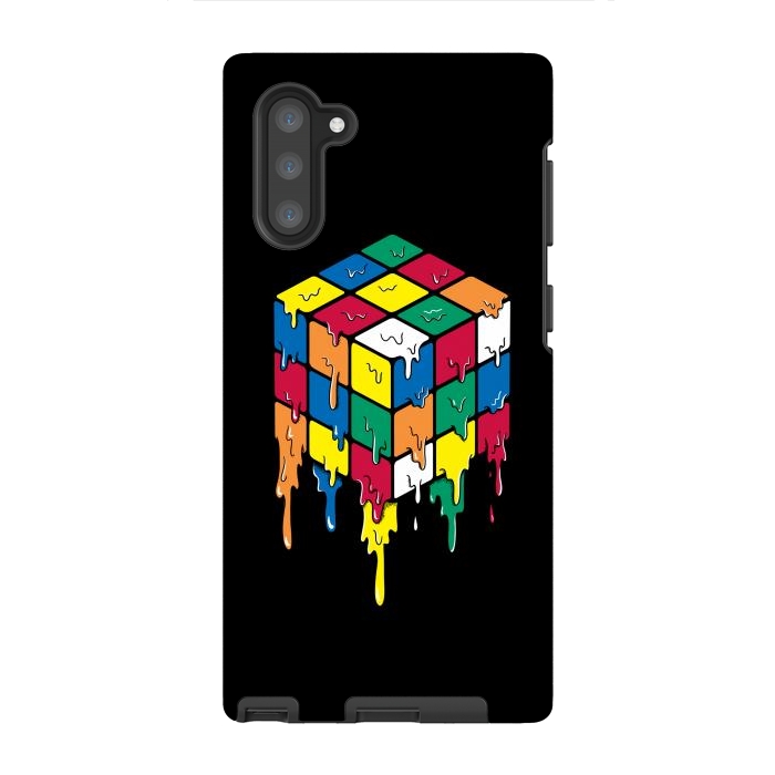 Galaxy Note 10 StrongFit Rubiks Cube by Coffee Man