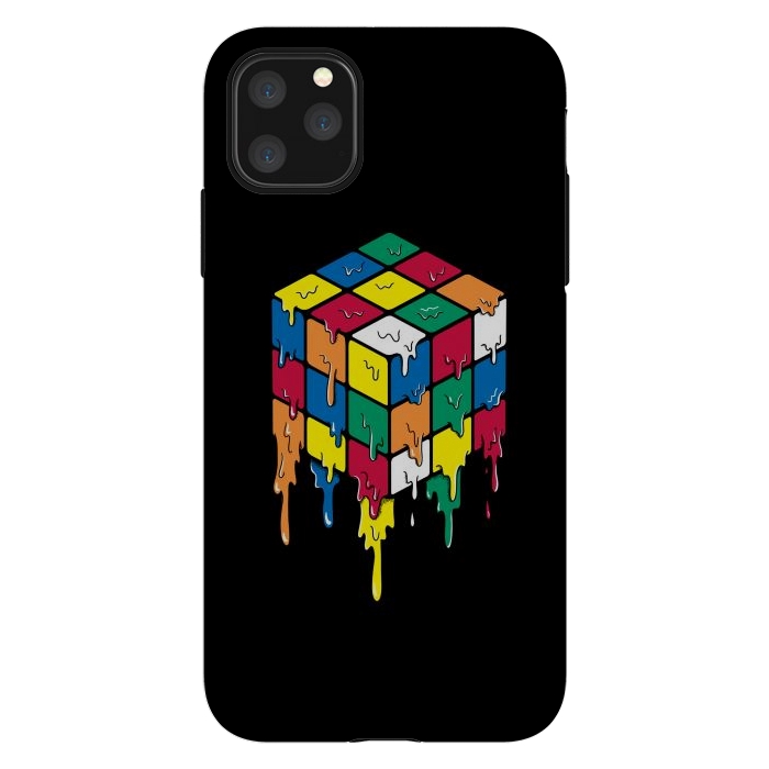 iPhone 11 Pro Max StrongFit Rubiks Cube by Coffee Man