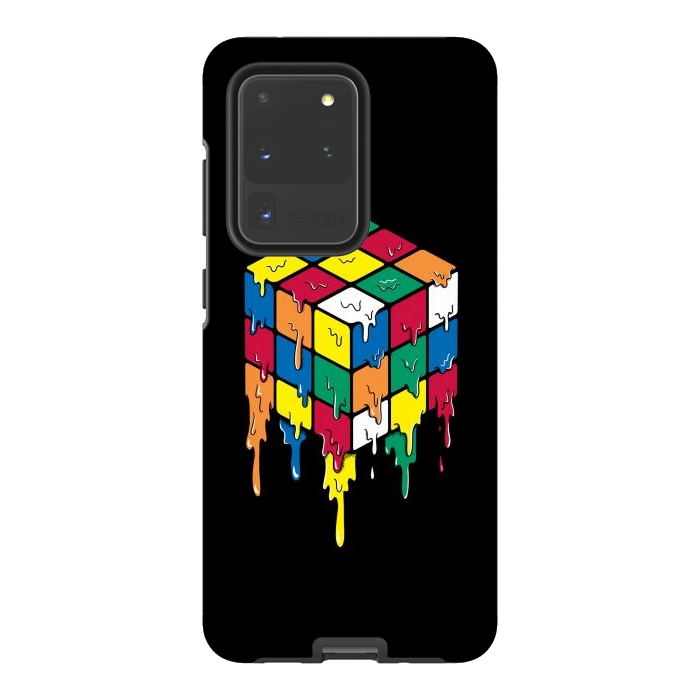 Galaxy S20 Ultra StrongFit Rubiks Cube by Coffee Man