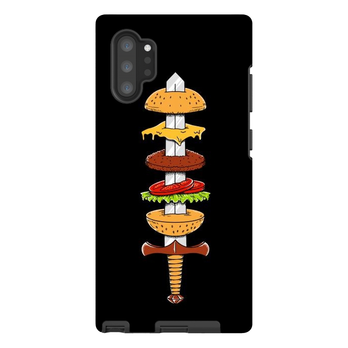 Galaxy Note 10 plus StrongFit sword Burger by Coffee Man