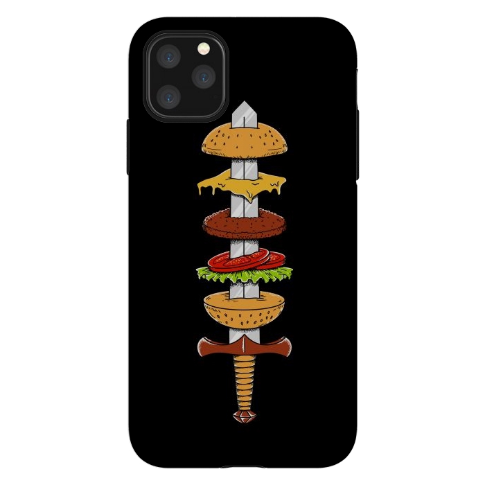 iPhone 11 Pro Max StrongFit sword Burger by Coffee Man
