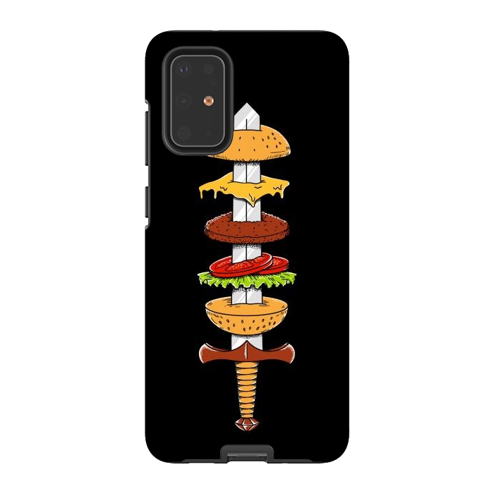 Galaxy S20 Plus StrongFit sword Burger by Coffee Man