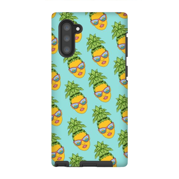 Galaxy Note 10 StrongFit Pineapple Girl pattern by Coffee Man