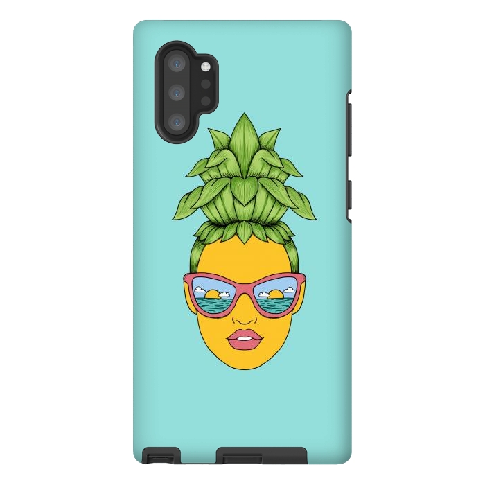Galaxy Note 10 plus StrongFit Pineapple Girl by Coffee Man