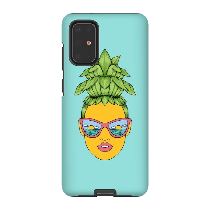 Galaxy S20 Plus StrongFit Pineapple Girl by Coffee Man