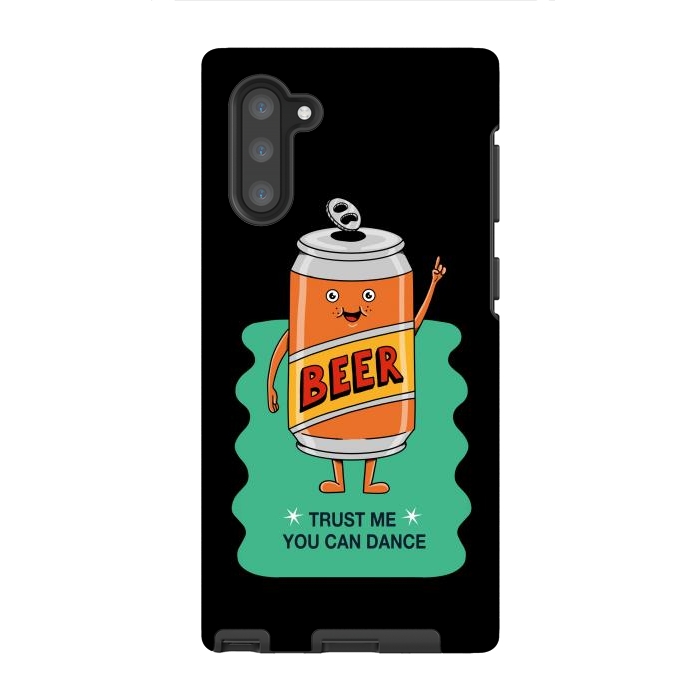 Galaxy Note 10 StrongFit Beer you can dance black by Coffee Man