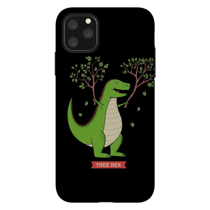 iPhone 11 Pro Max StrongFit Tree Rex  by Coffee Man