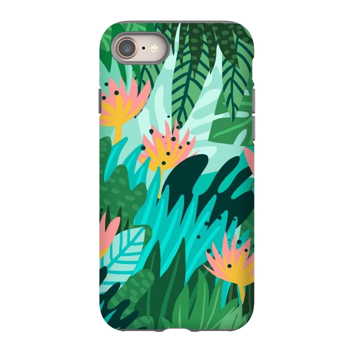 iPhone 8 StrongFit Let's Dance In The Sun, Wearing Wildflowers In Our Hair by Uma Prabhakar Gokhale