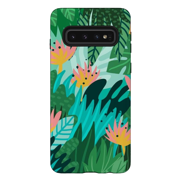 Galaxy S10 StrongFit Let's Dance In The Sun, Wearing Wildflowers In Our Hair by Uma Prabhakar Gokhale