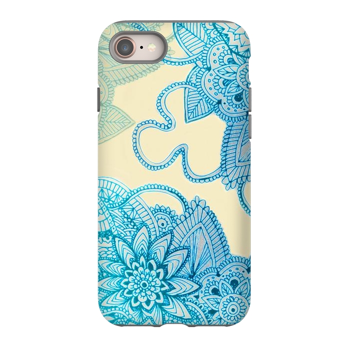 iPhone SE StrongFit Floral Doodle G580 by Medusa GraphicArt