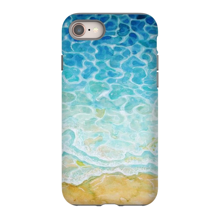 iPhone SE StrongFit Watercolor Sea G564 by Medusa GraphicArt