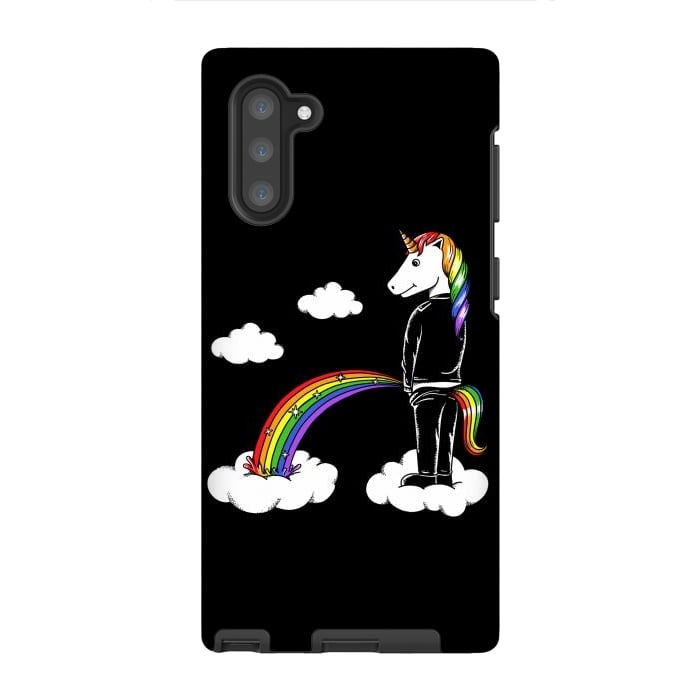 Galaxy Note 10 StrongFit Unicorn Rainbow by Coffee Man
