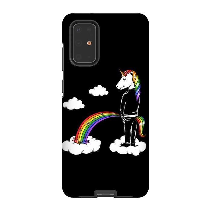 Galaxy S20 Plus StrongFit Unicorn Rainbow by Coffee Man