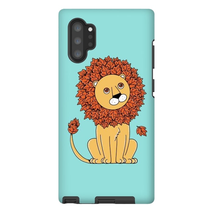 Galaxy Note 10 plus StrongFit Lion by Coffee Man