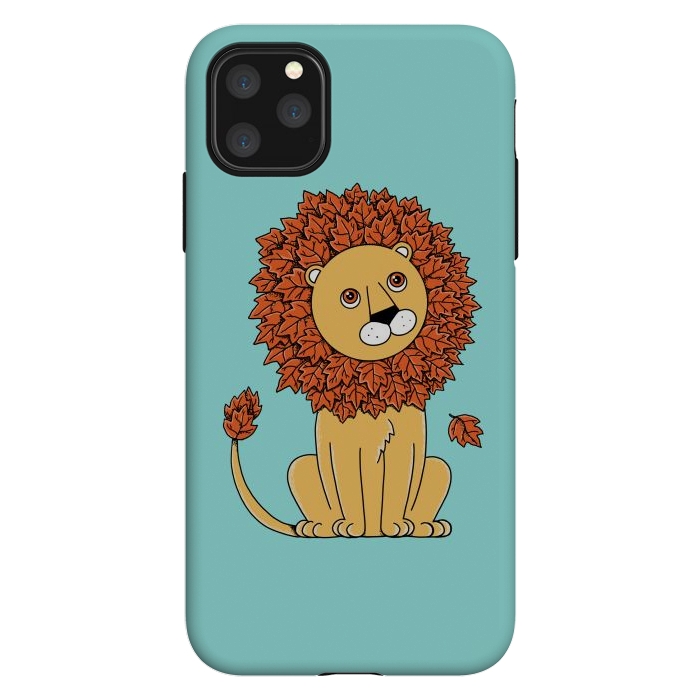 iPhone 11 Pro Max StrongFit Lion by Coffee Man