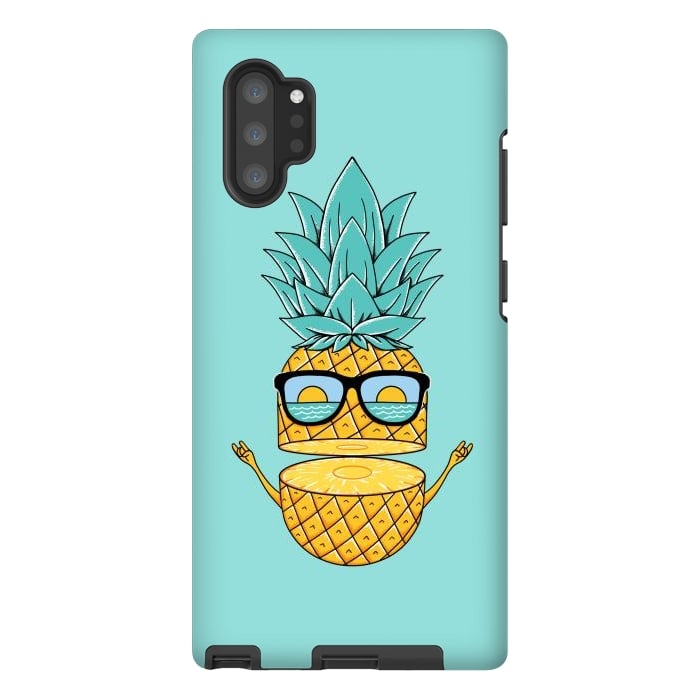 Galaxy Note 10 plus StrongFit Pineapple Sunglasses by Coffee Man