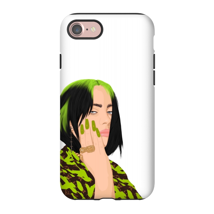 iPhone 7 StrongFit Billie eilish green by Jms