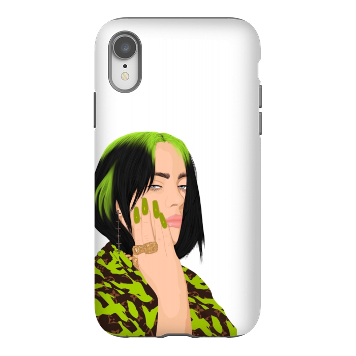 iPhone Xr StrongFit Billie eilish green by Jms
