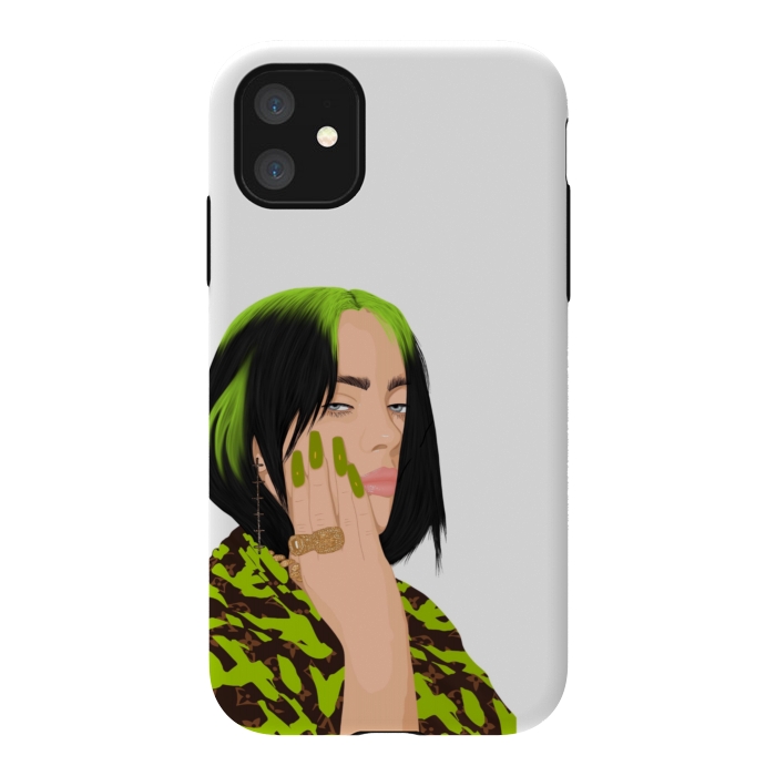 iPhone 11 StrongFit Billie eilish green by Jms