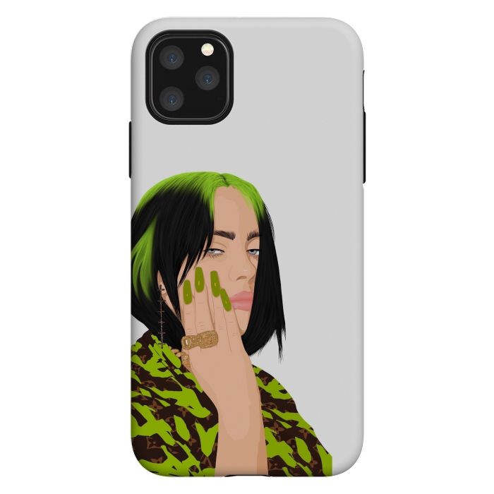 iPhone 11 Pro Max StrongFit Billie eilish green by Jms