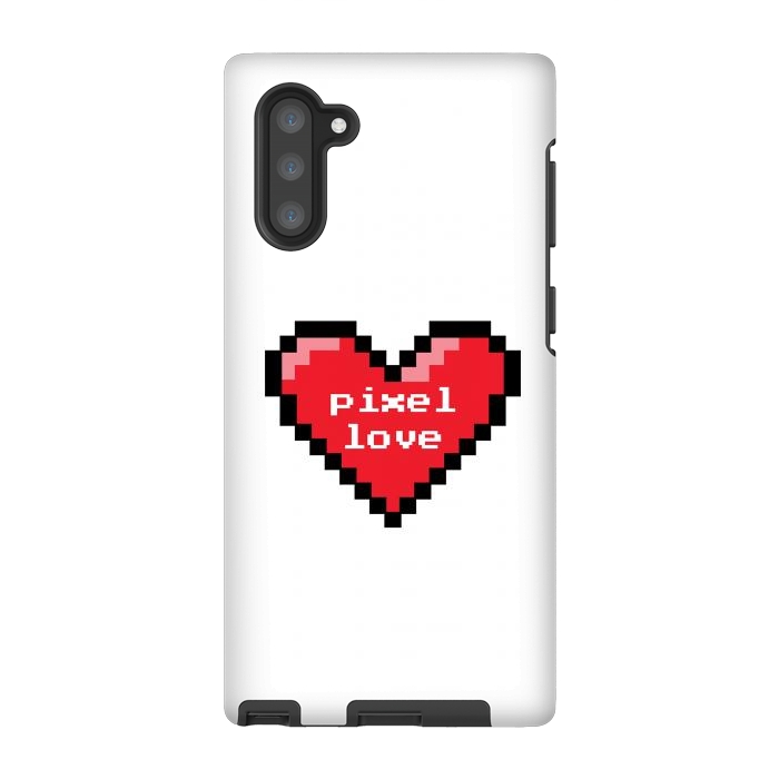 Galaxy Note 10 StrongFit Pixel love by Laura Nagel