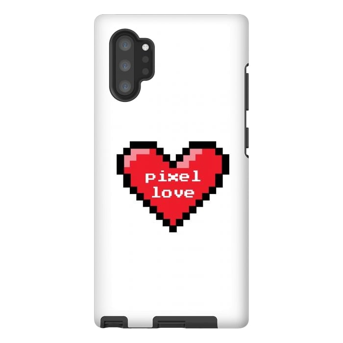 Galaxy Note 10 plus StrongFit Pixel love by Laura Nagel